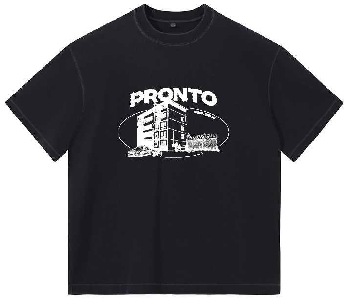 pronto! LUKSA merch Washed Black